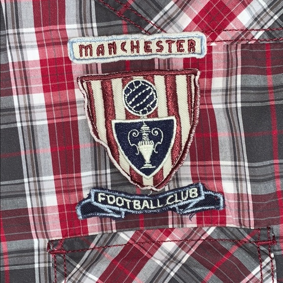 American Rag Mens Button Down Plaid Long Sleeve Shirt Size Medium - Picture 2 of 8